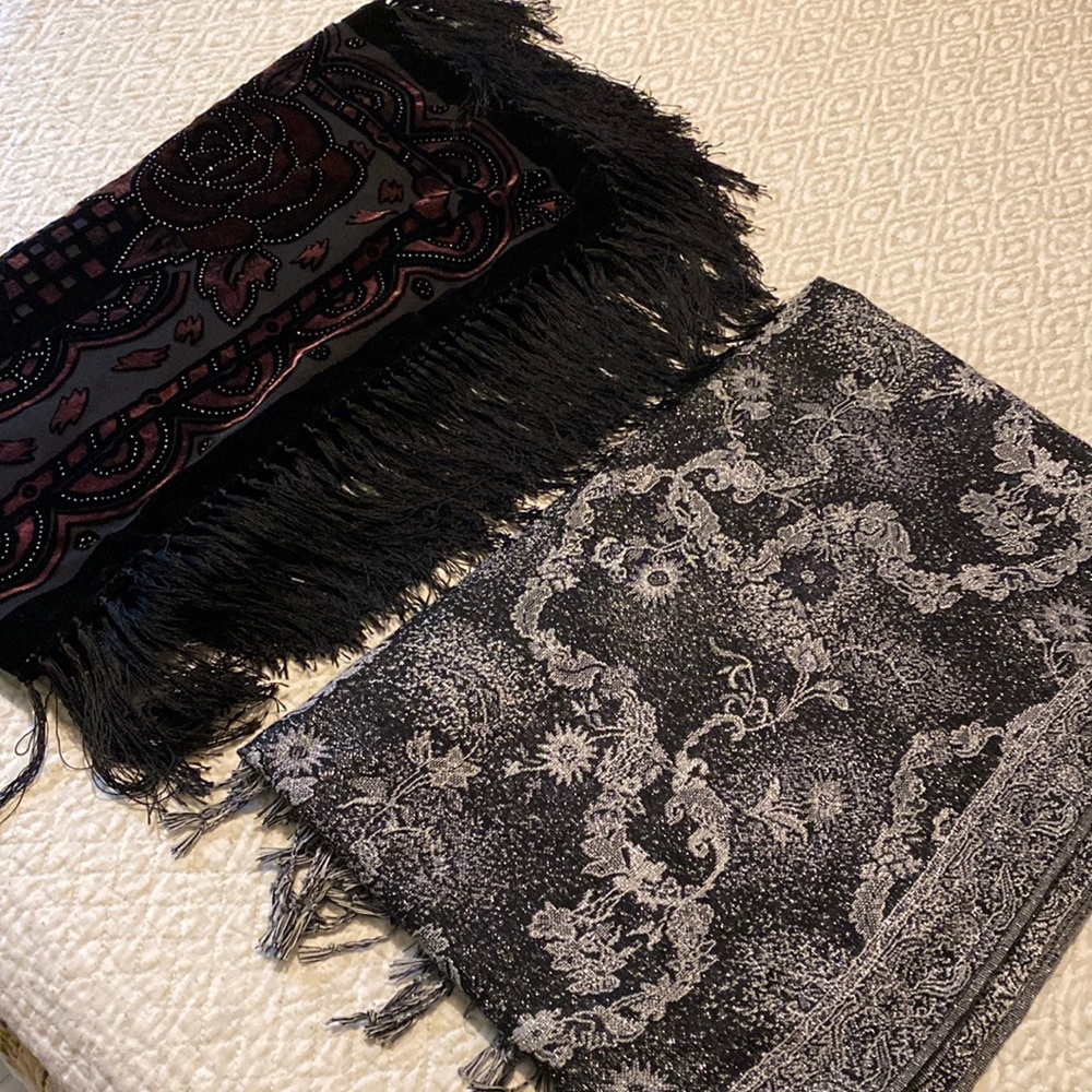 Silk/rayon scarf bundle